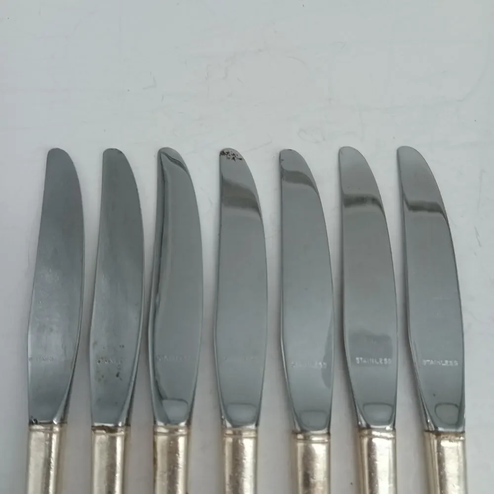 7X BK LADY HAMILTON Butter Knives 1932 Silverplate Community Plate Oneida